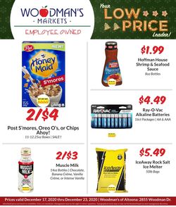 Catalogue Woodman's Market from 12/17/2020