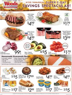 Catalogue Woods Supermarket Black Friday 2020 from 11/27/2020