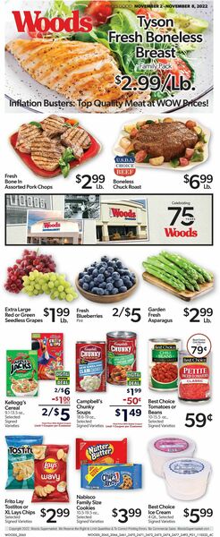 Catalogue Woods Supermarket from 11/02/2022