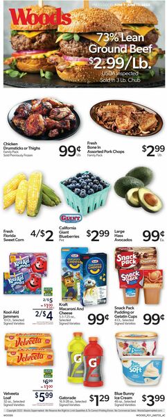 Current weekly ad Woods Supermarket