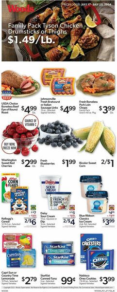 Catalogue Woods Supermarket from 07/17/2024