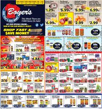 Catalogue Boyer's Food Markets from 09/24/2023