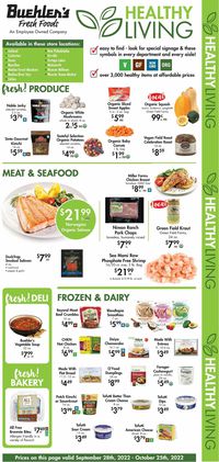 Catalogue Buehler's Fresh Foods from 09/28/2022