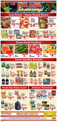 Catalogue Food Depot from 03/20/2023
