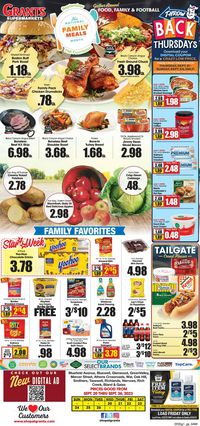 Catalogue Grant's Supermarket from 09/20/2023