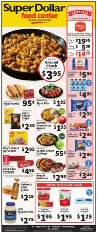 Catalogue Super Dollar Food Center from 09/20/2023