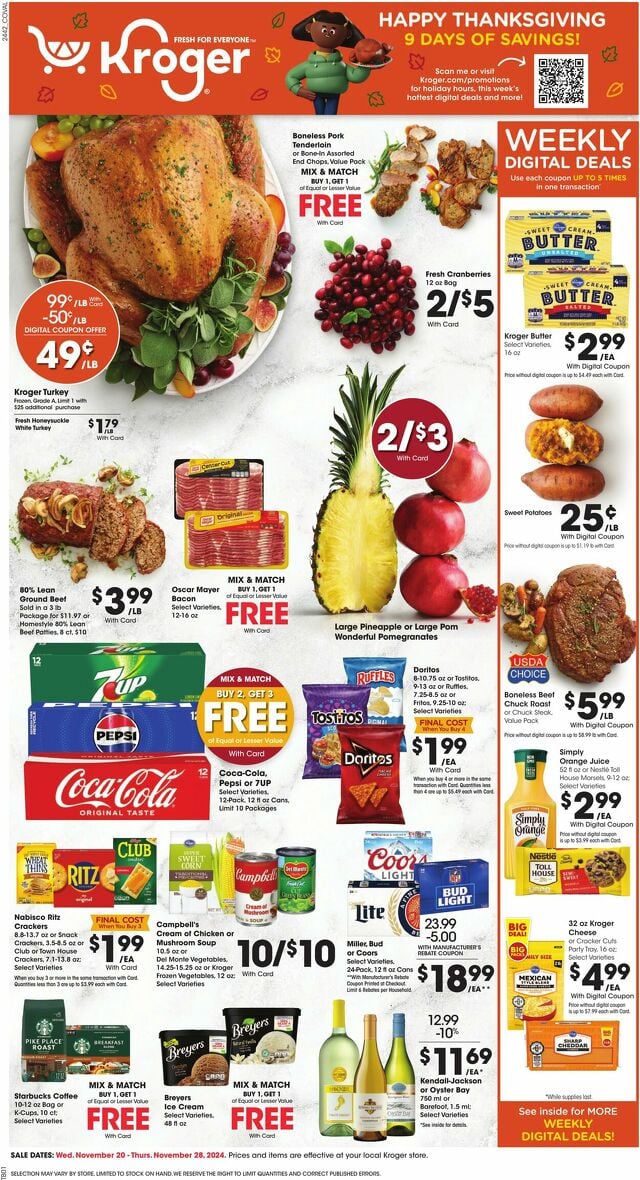 Catalogue Kroger from 11/20/2024