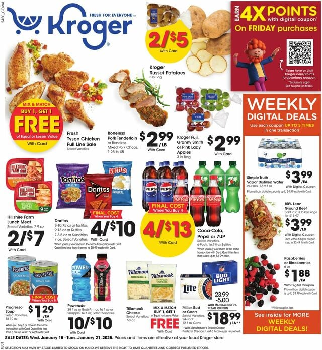 Catalogue Kroger from 01/15/2025