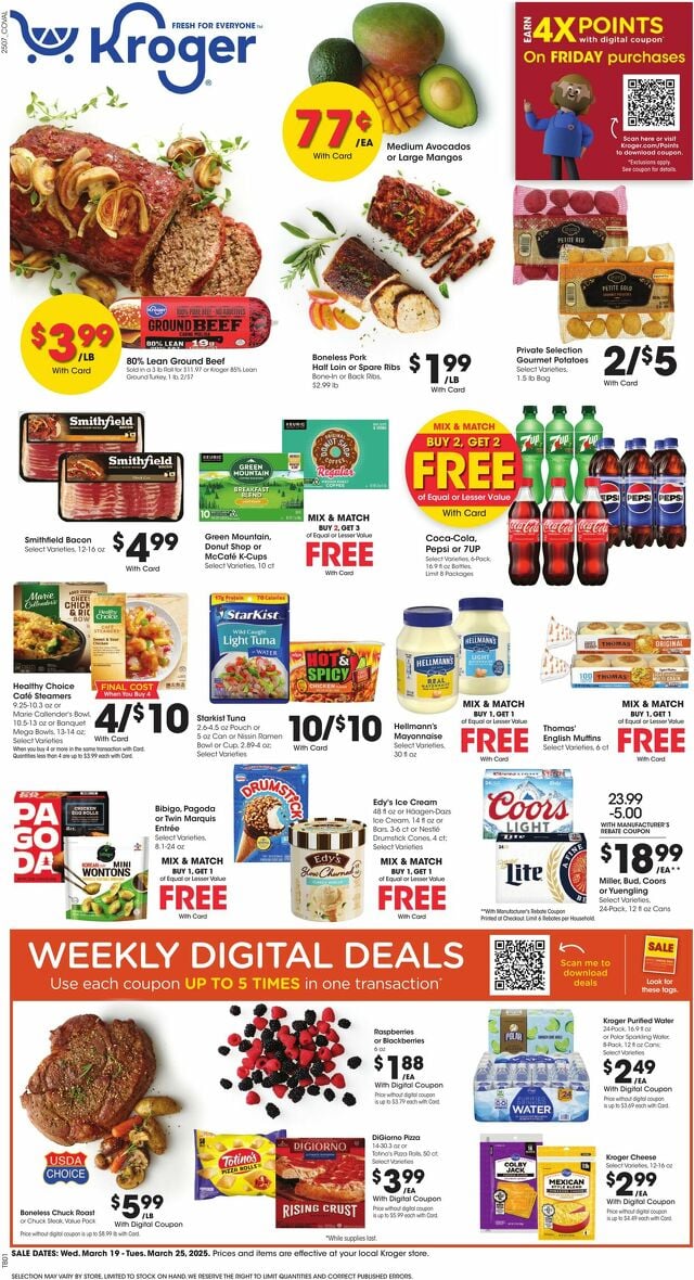 Catalogue Kroger from 03/19/2025