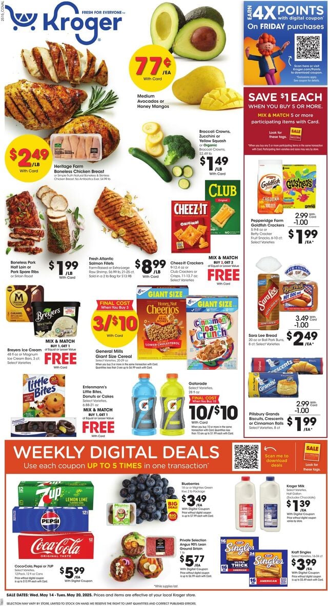 Catalogue Kroger from 05/14/2025