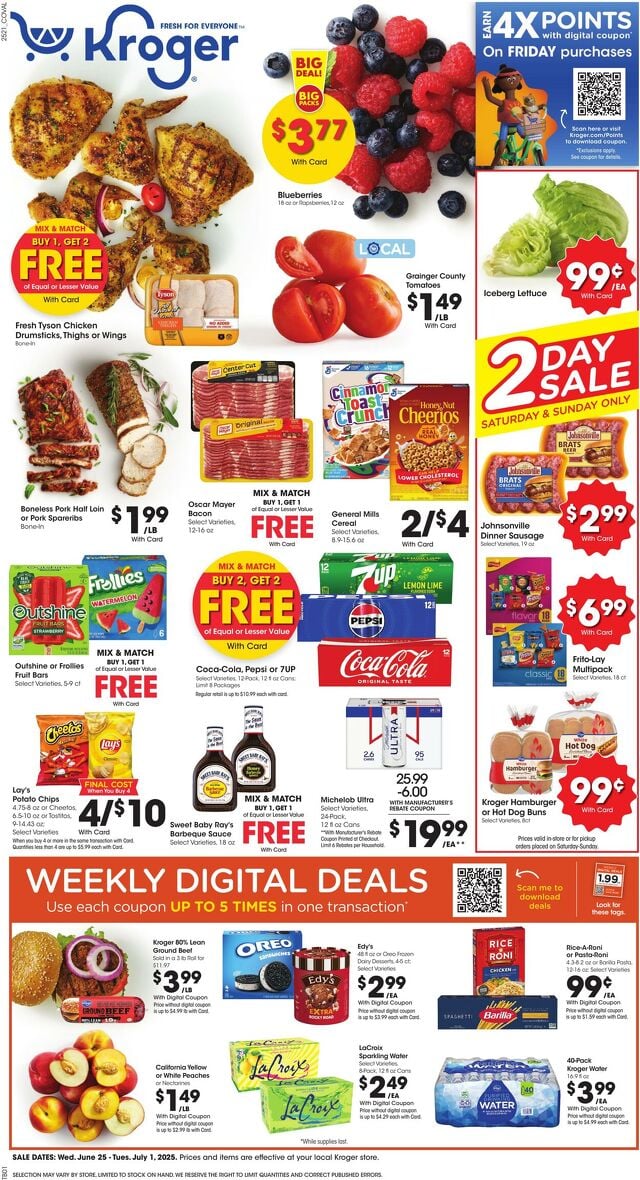 Catalogue Kroger from 06/25/2025