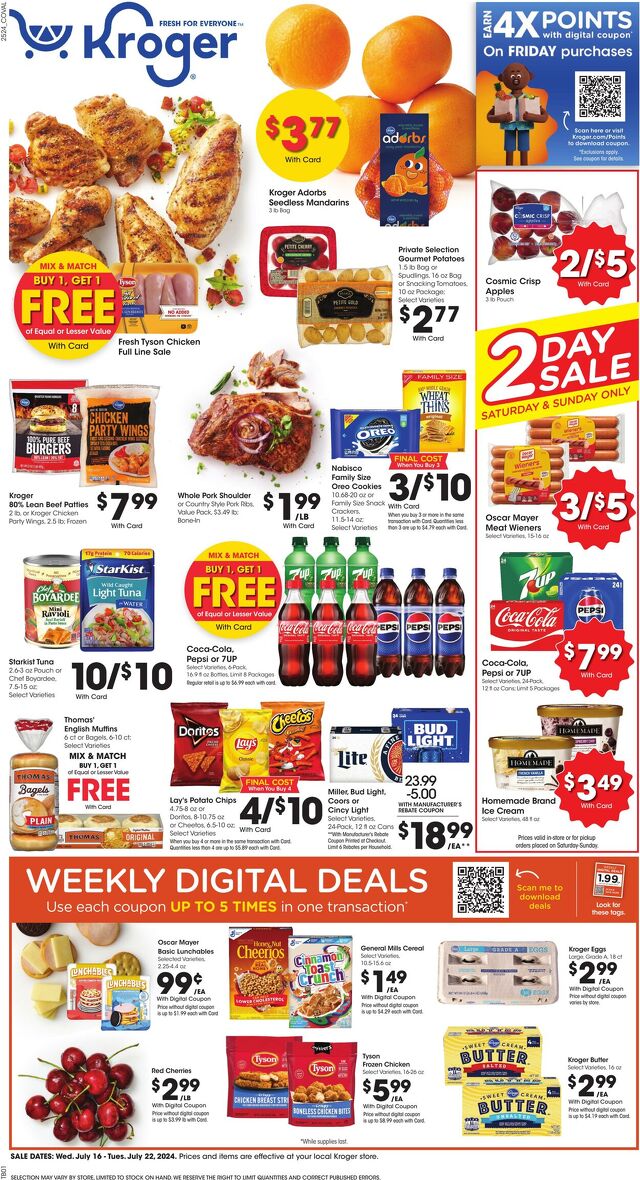 Catalogue Kroger from 07/16/2025