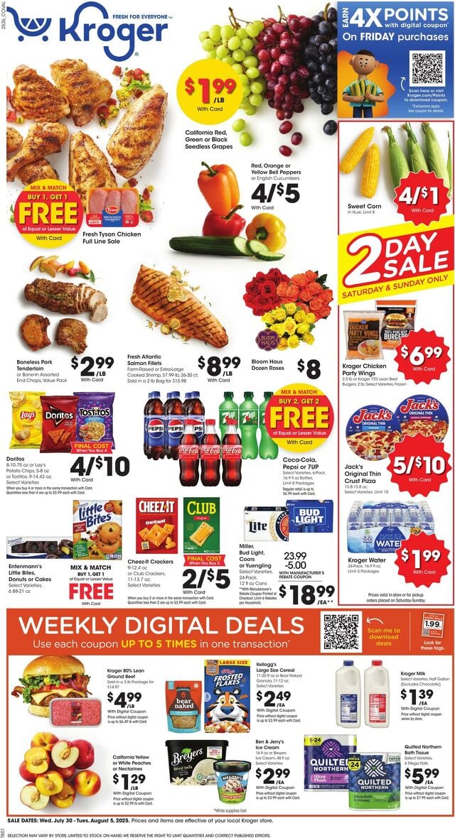 Catalogue Kroger from 07/30/2025