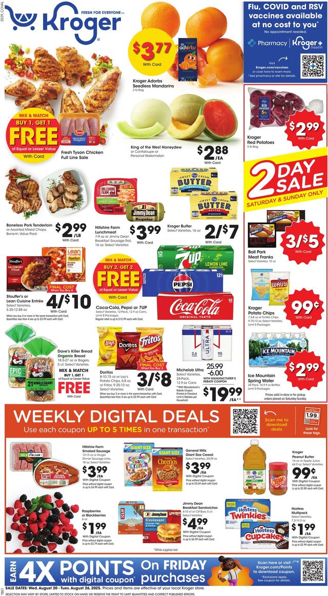 Catalogue Kroger from 08/20/2025