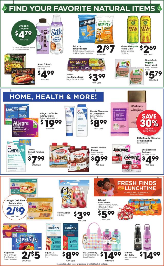Catalogue Kroger from 08/20/2025