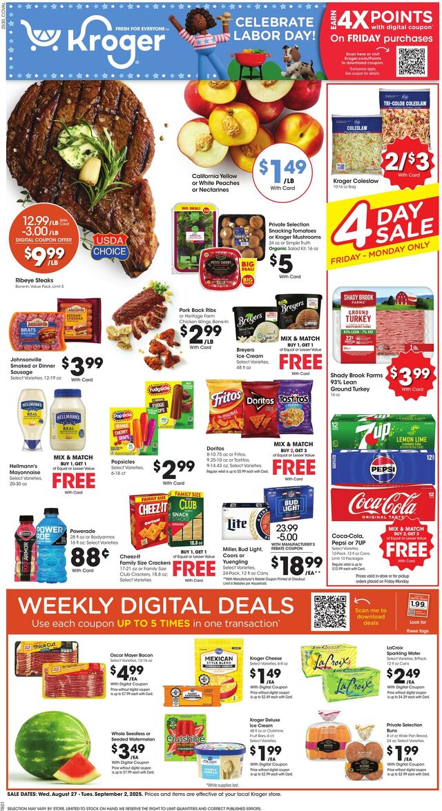 Catalogue Kroger from 08/27/2025