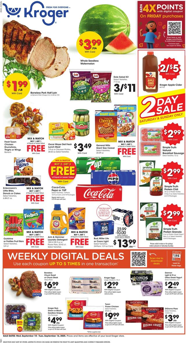 Catalogue Kroger from 09/10/2025