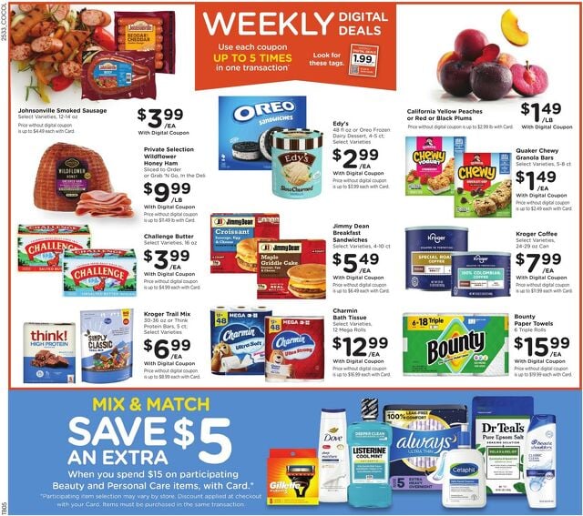 Catalogue Kroger from 09/17/2025