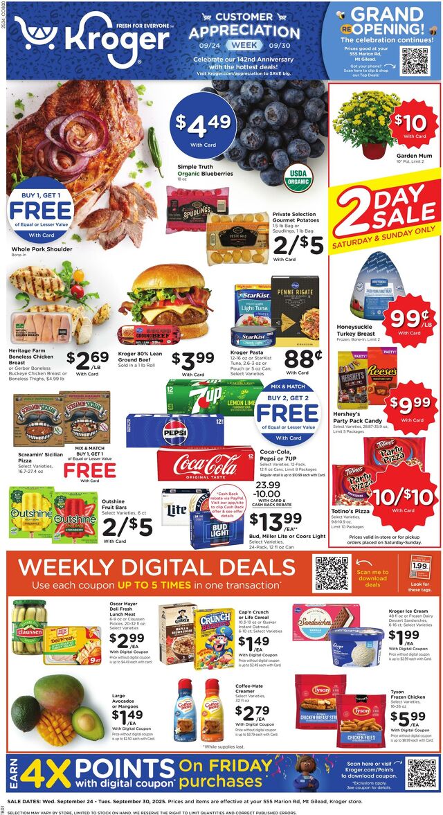 Catalogue Kroger from 09/24/2025