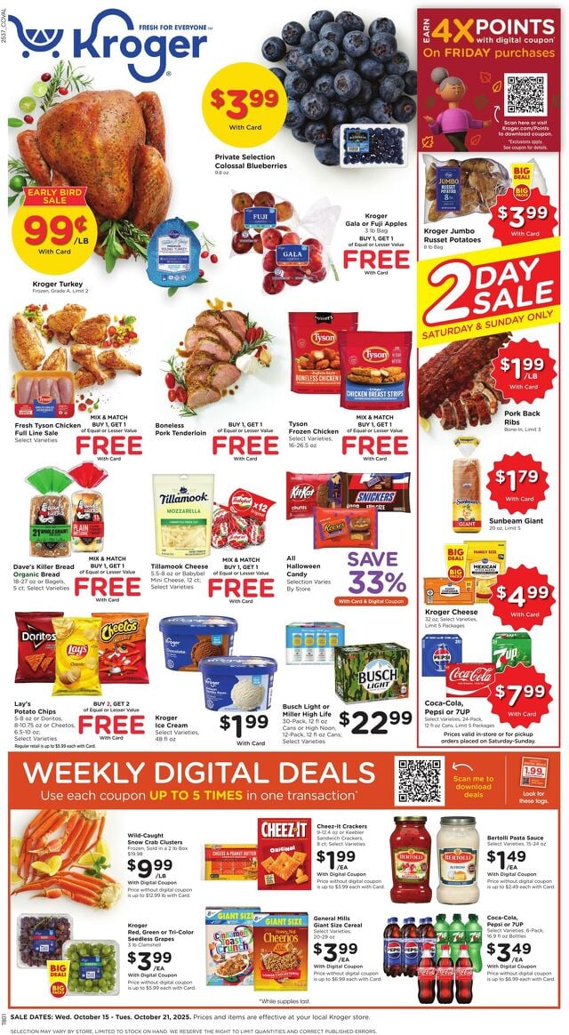 Catalogue Kroger from 10/15/2025