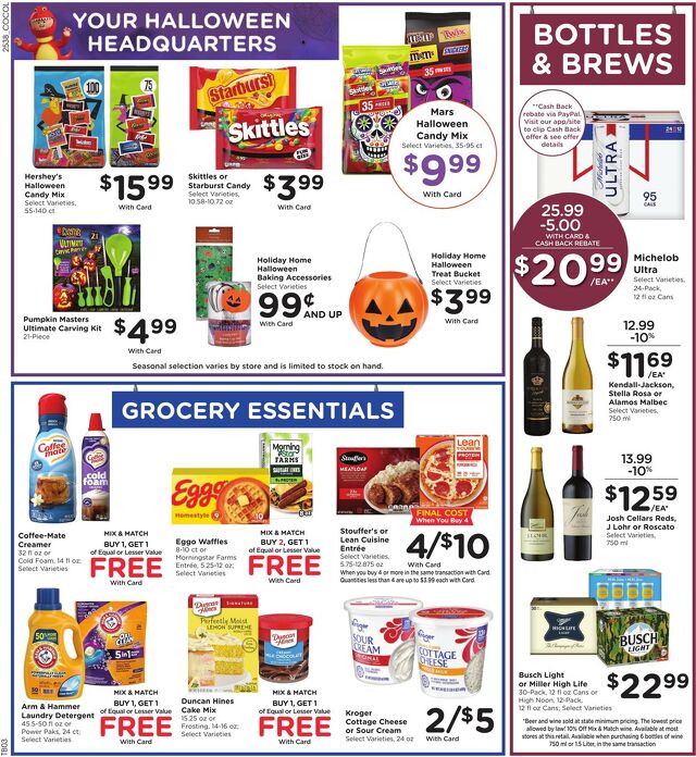 Catalogue Kroger from 10/22/2025