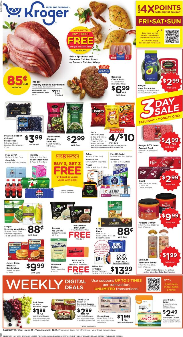 Catalogue Kroger from 03/25/2026