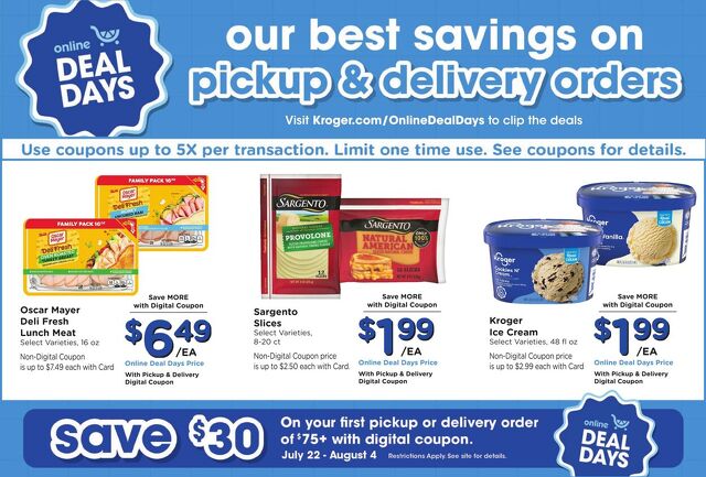 Catalogue Kroger from 07/29/2026