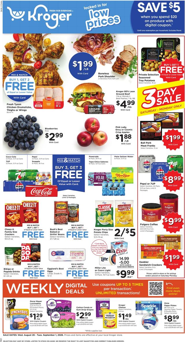 Catalogue Kroger from 08/26/2026