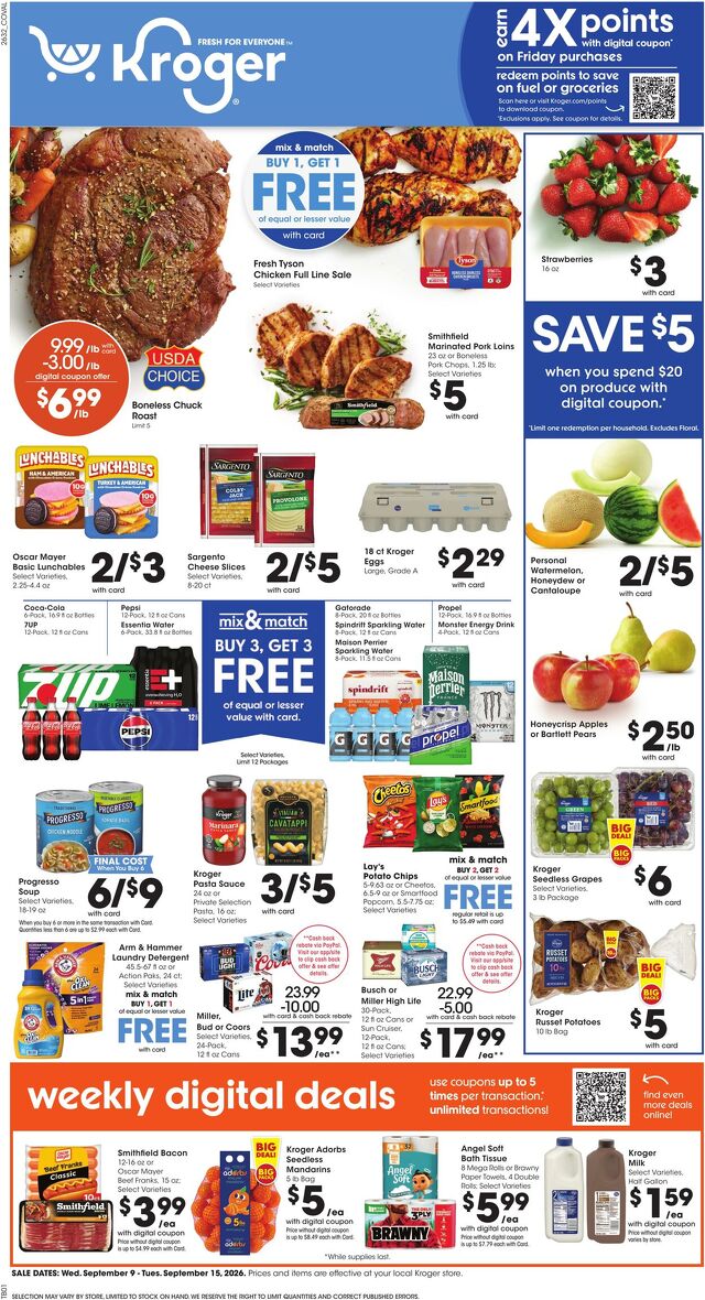 Catalogue Kroger from 09/09/2026