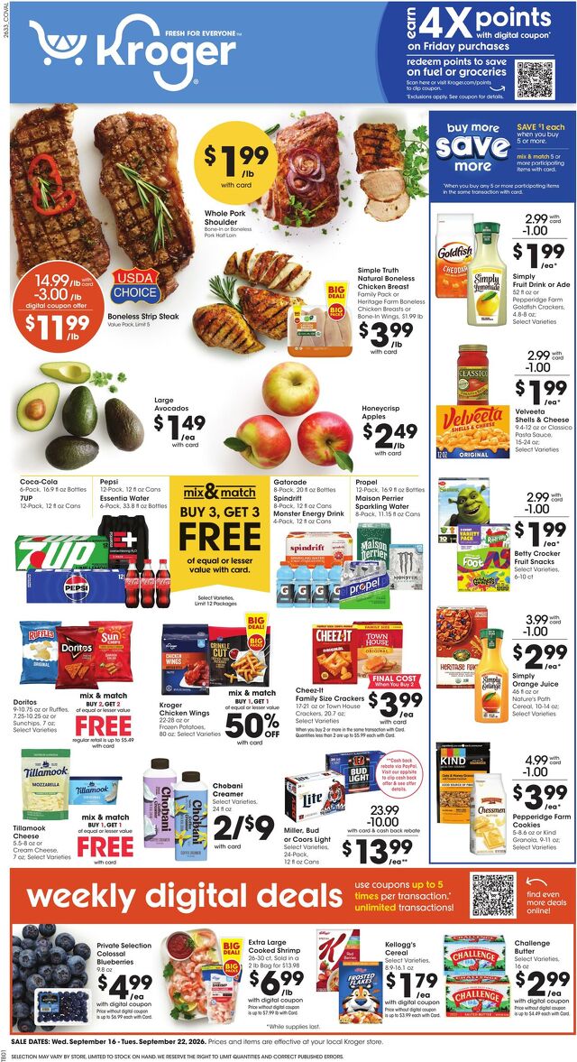 Catalogue Kroger from 09/16/2026