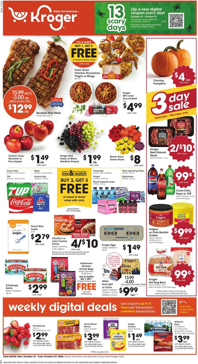Catalogue Kroger from 10/21/2026