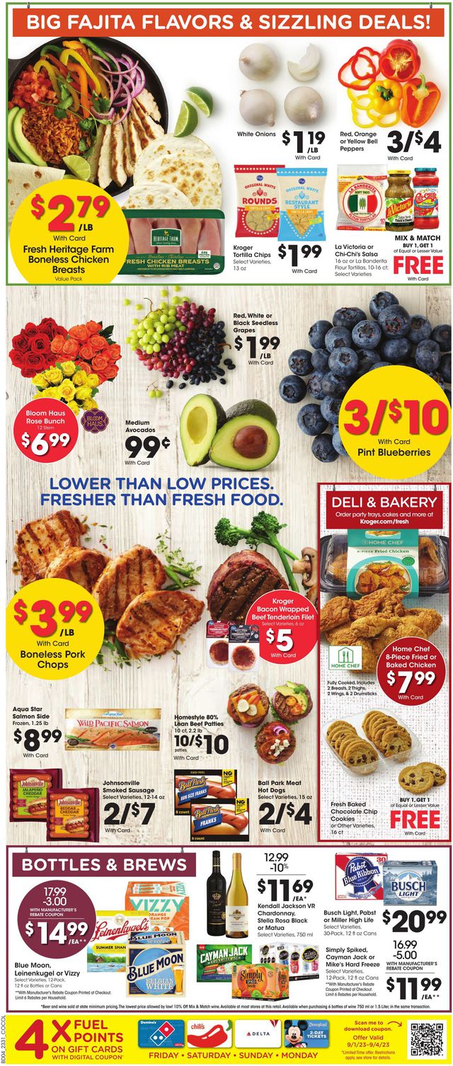 Catalogue Kroger from 08/30/2023