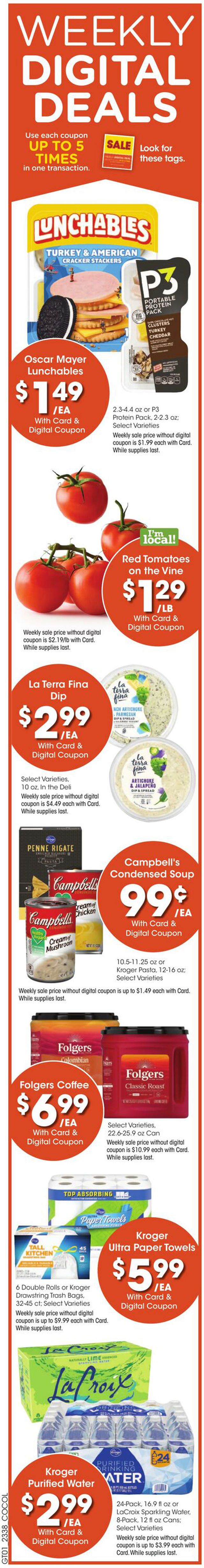 Catalogue Kroger from 10/18/2023