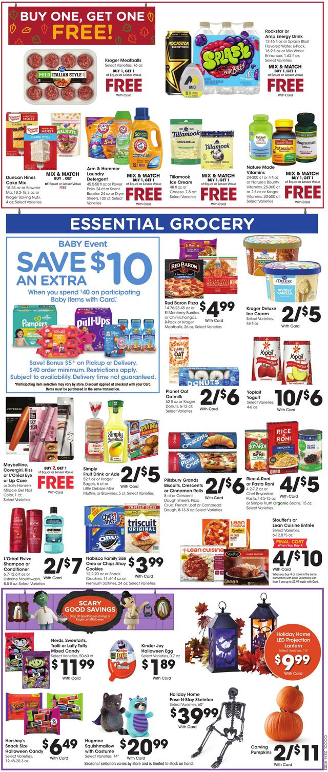 Catalogue Kroger from 10/18/2023
