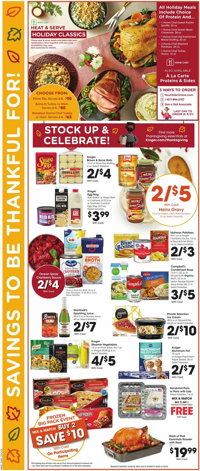 Catalogue Kroger from 11/15/2023