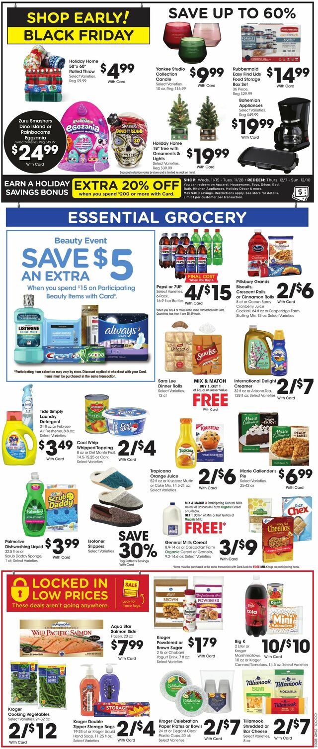 Catalogue Kroger from 11/15/2023