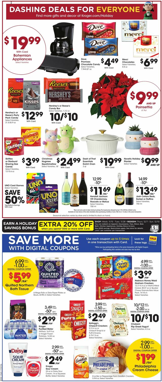 Catalogue Kroger from 11/24/2023