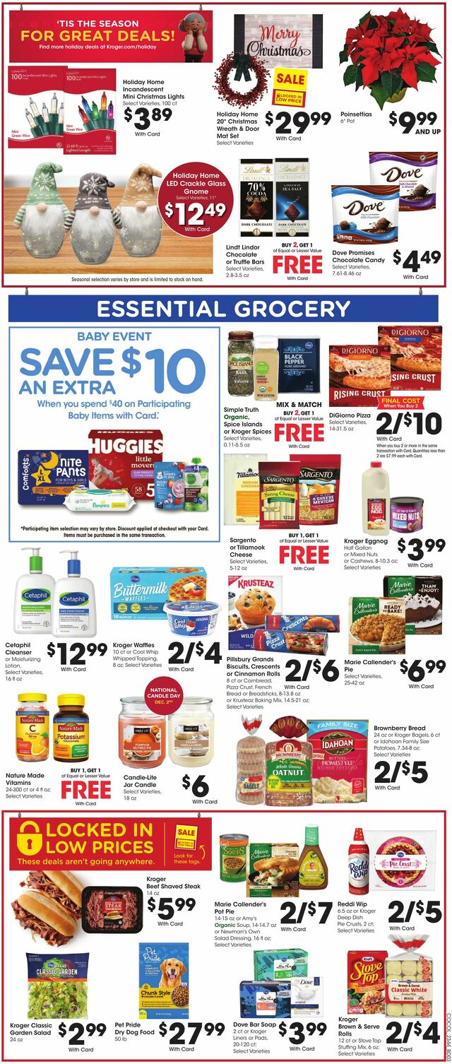 Catalogue Kroger from 11/29/2023