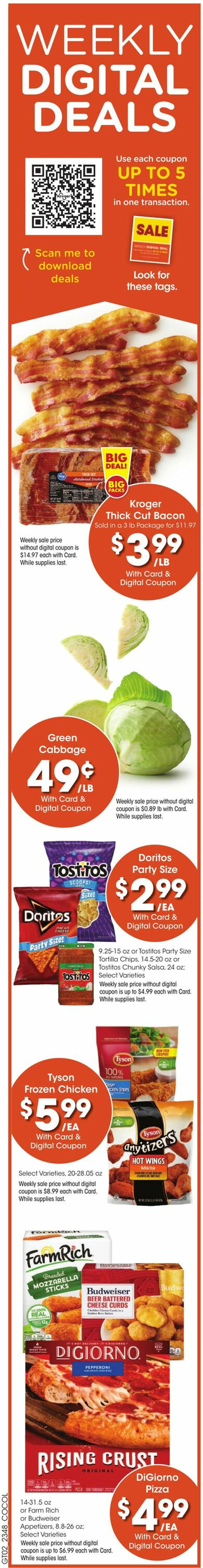 Catalogue Kroger from 12/27/2023