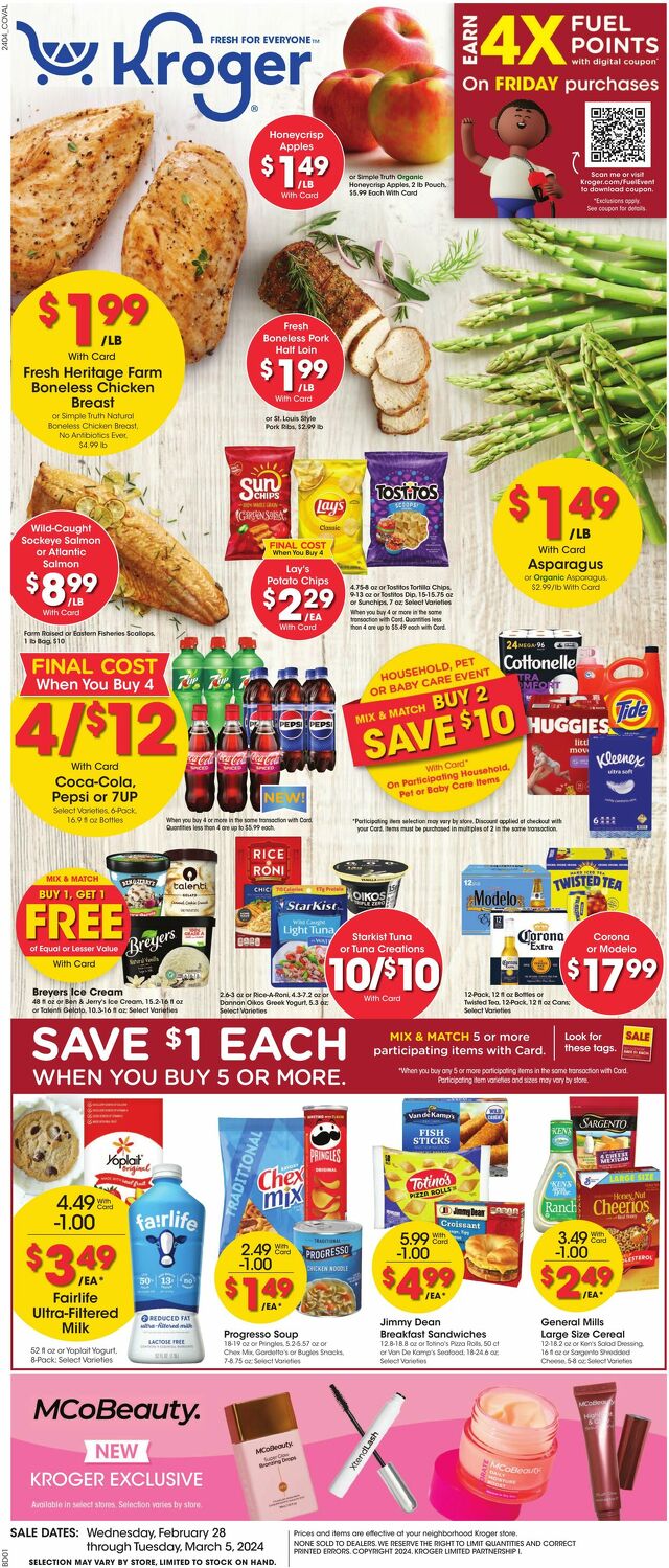 Catalogue Kroger from 02/28/2024
