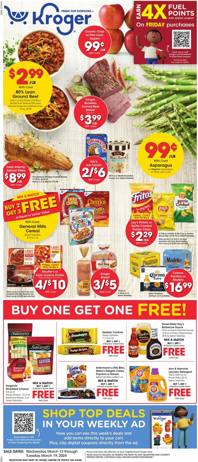 Catalogue Kroger from 03/13/2024