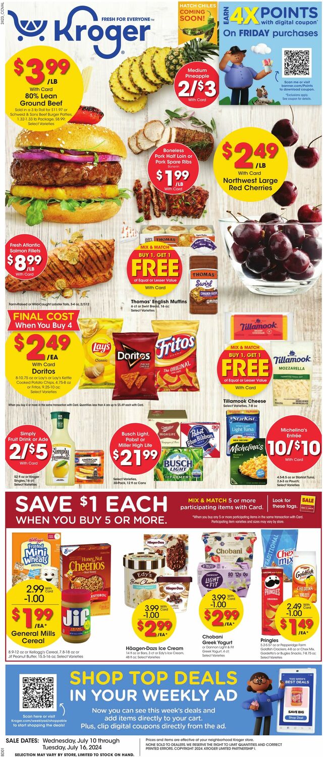 Catalogue Kroger from 07/10/2024