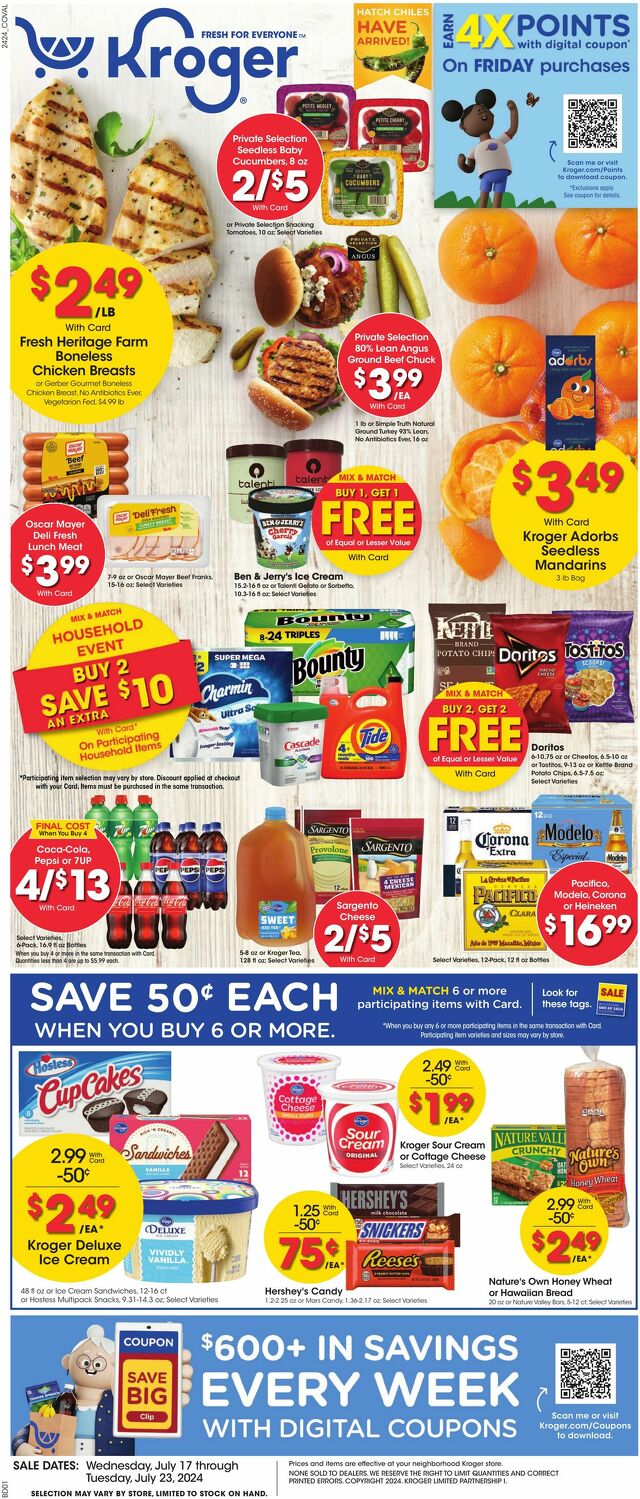 Catalogue Kroger from 07/17/2024