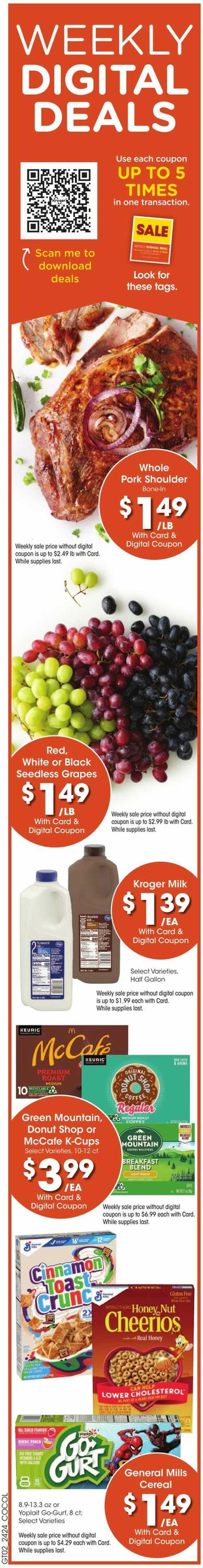 Catalogue Kroger from 07/17/2024