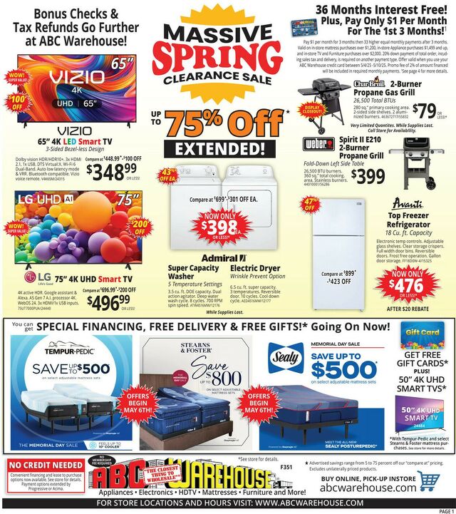 Catalogue ABC Warehouse from 05/04/2025