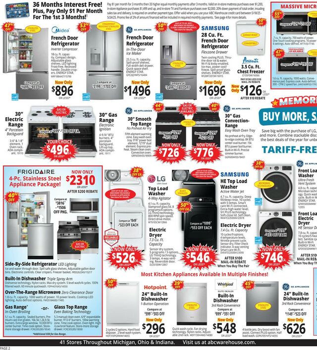 Catalogue ABC Warehouse from 05/18/2025