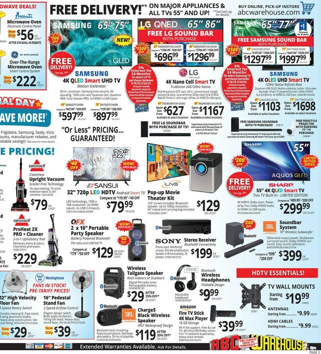 Catalogue ABC Warehouse from 05/18/2025