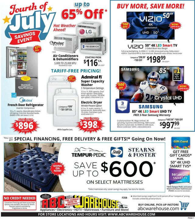 Catalogue ABC Warehouse from 06/22/2025