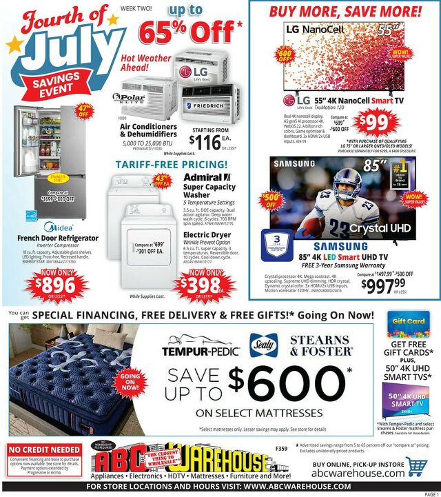 Catalogue ABC Warehouse from 06/29/2025
