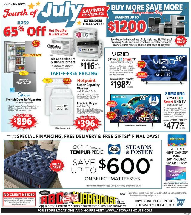Catalogue ABC Warehouse from 07/06/2025